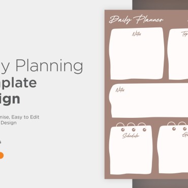 Planner Daily Vectors Templates 357525