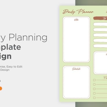 Planner Daily Vectors Templates 357526