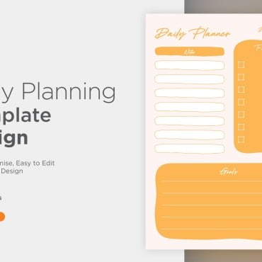 Planner Daily Vectors Templates 357529