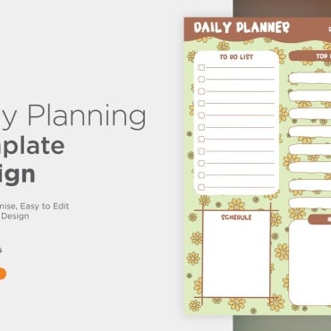 Planner Daily Vectors Templates 357537