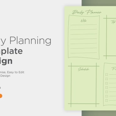 Planner Daily Vectors Templates 357538