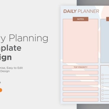 Planner Daily Vectors Templates 357539