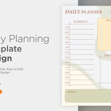 Planner Daily Vectors Templates 357541