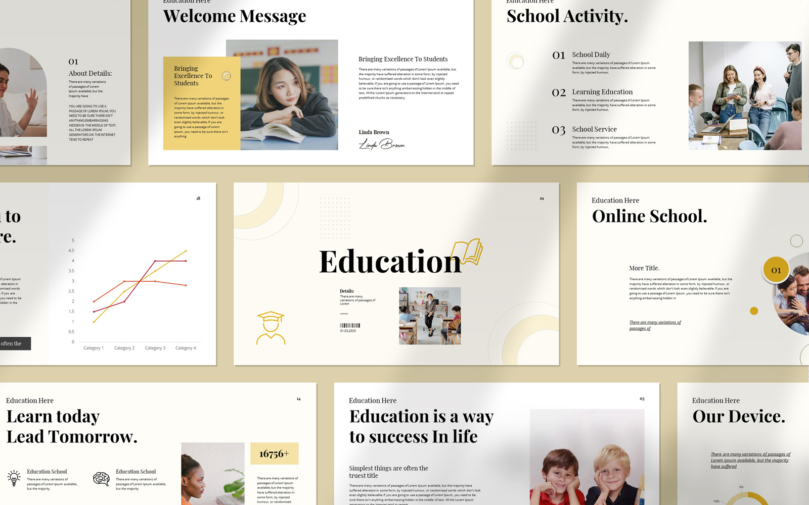 Education School Presentation Template