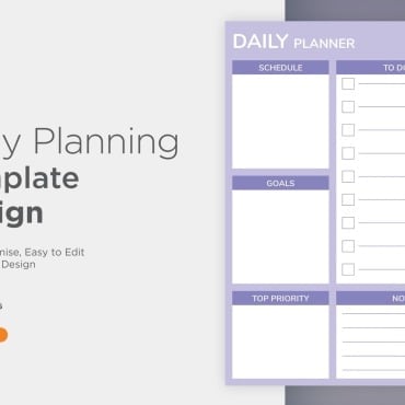 Planner Daily Vectors Templates 357547