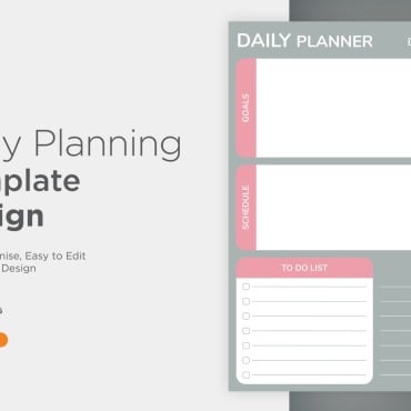 Planner Daily Vectors Templates 357549