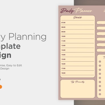 Planner Daily Vectors Templates 357550
