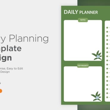 Planner Daily Vectors Templates 357557