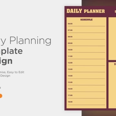 Planner Daily Vectors Templates 357562