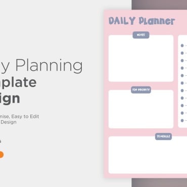 Planner Daily Vectors Templates 357563