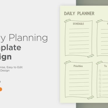 Planner Daily Vectors Templates 357566