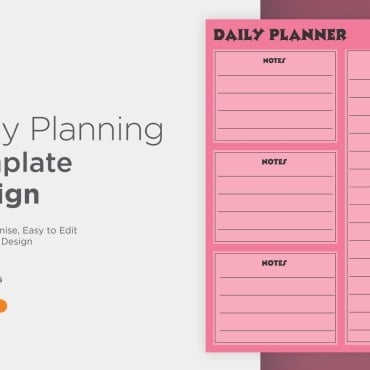 Planner Daily Vectors Templates 357567