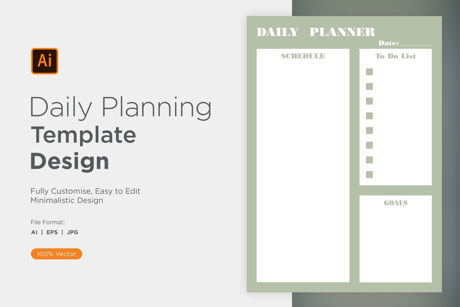 Daily Planner Sheet Design 43