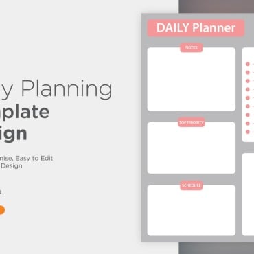 Planner Daily Vectors Templates 357571