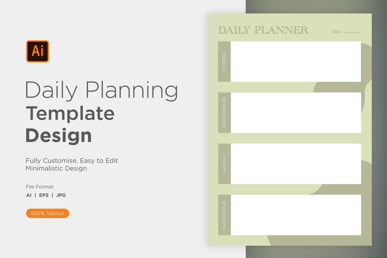 Daily Planner Sheet Design 47