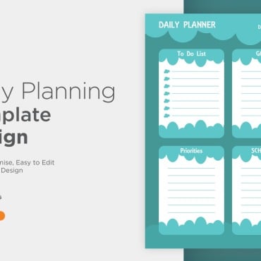 Planner Daily Vectors Templates 357573
