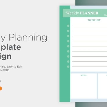 Planner Daily Vectors Templates 357574
