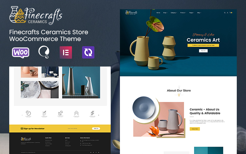 Finecraft - WooCommerce Theme For Home Decorative, Ceramics & Pottery