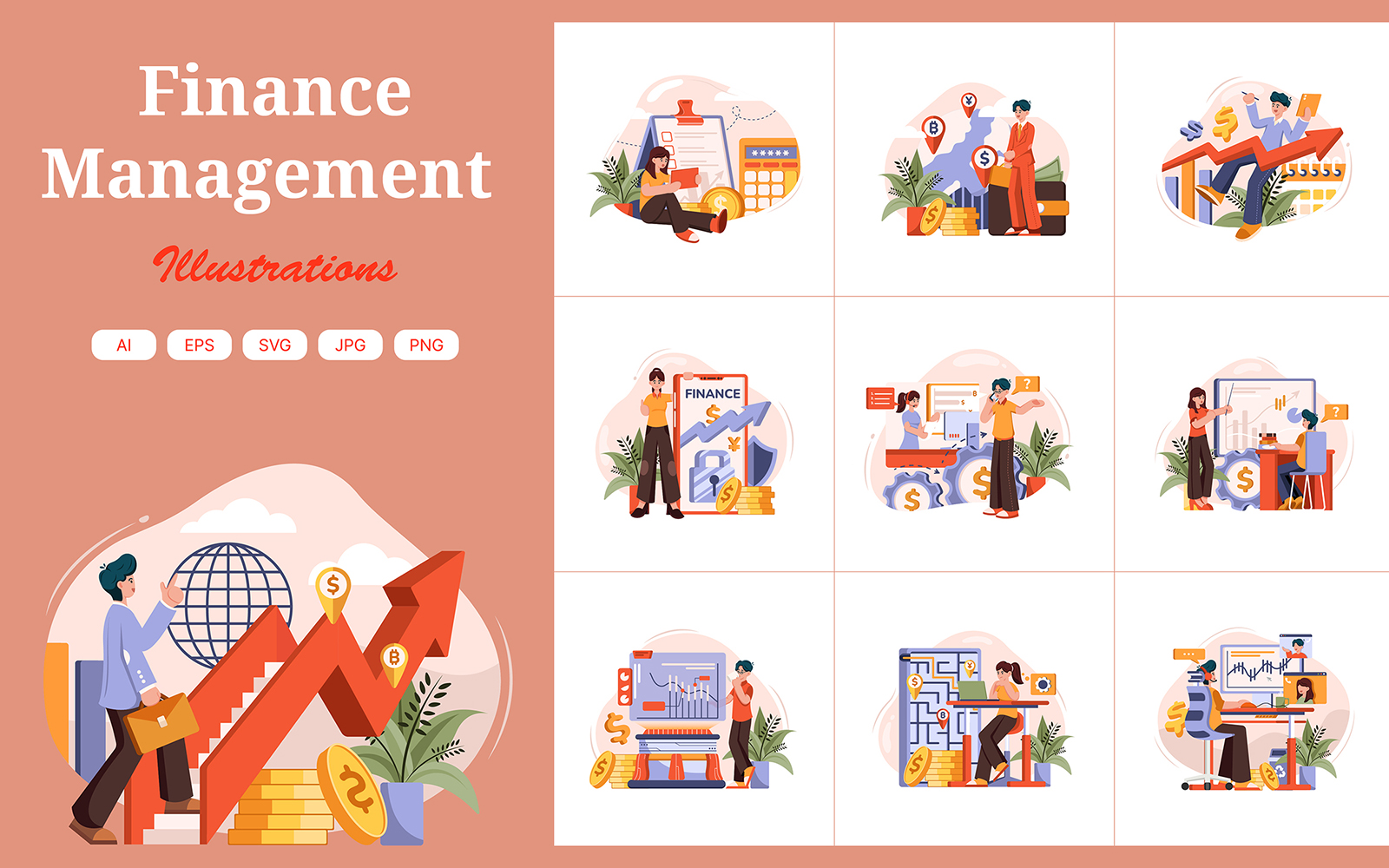 M471_ Finance Management Illustration Pack