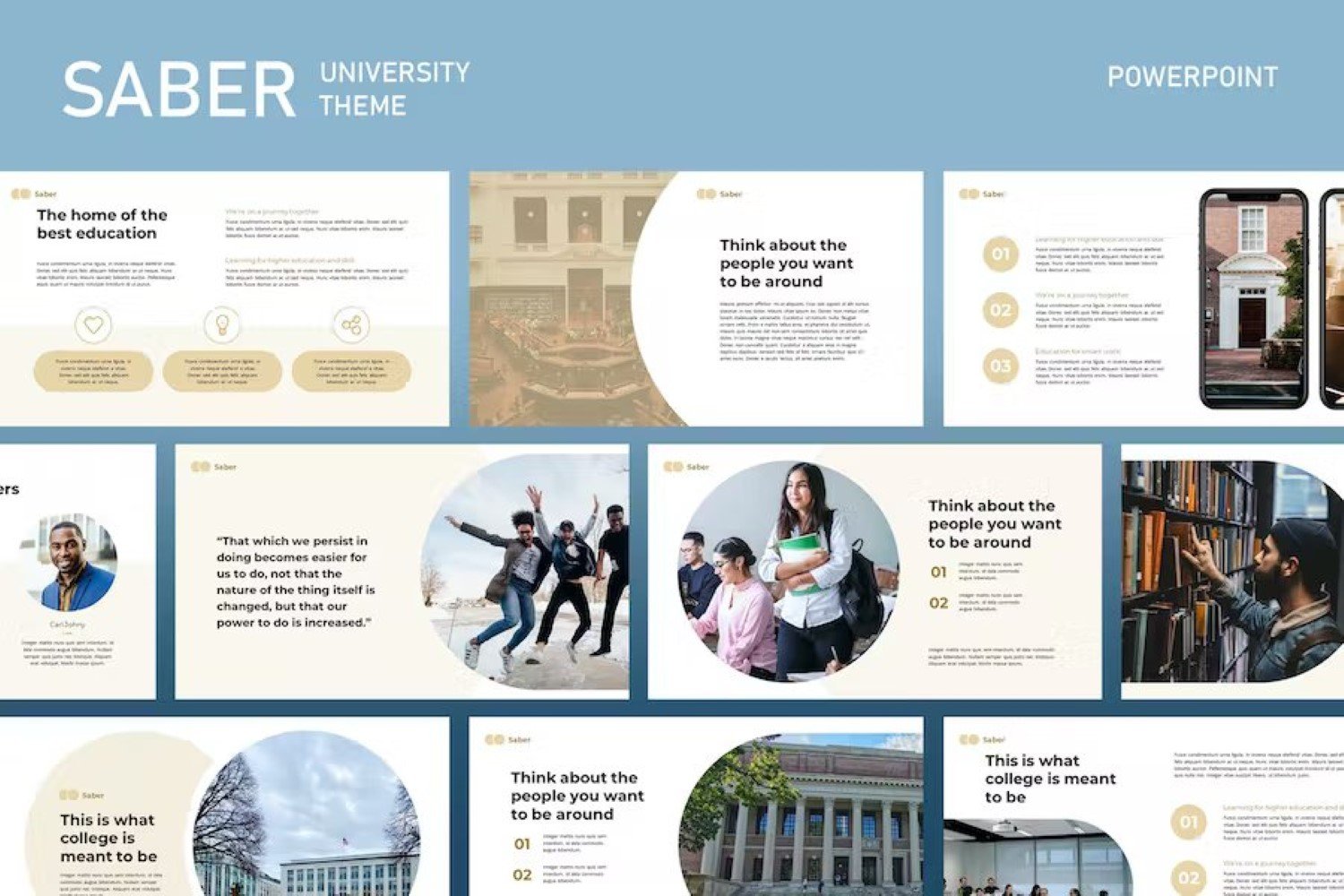 Saber - Education Powerpoint Template