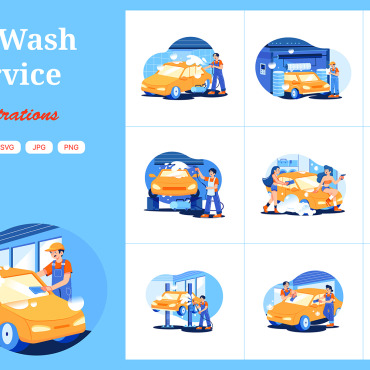 Service Vehicle Illustrations Templates 357812