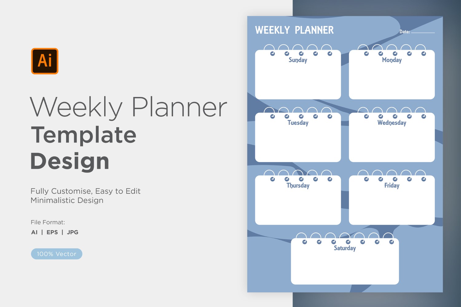 Weekly Planner Sheet Design - 14