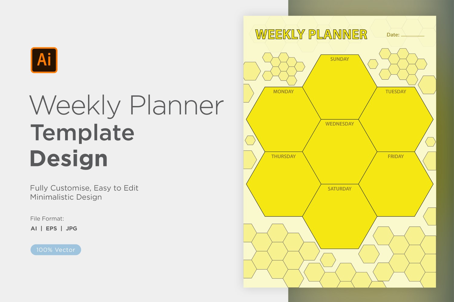 Weekly Planner Sheet Design - 17