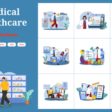 Chemistry Clinic Illustrations Templates 358002
