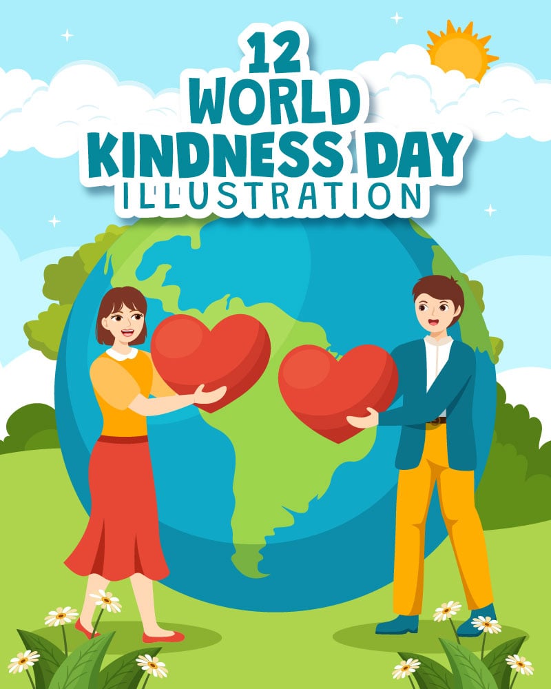 12 World Kindness Day Illustration