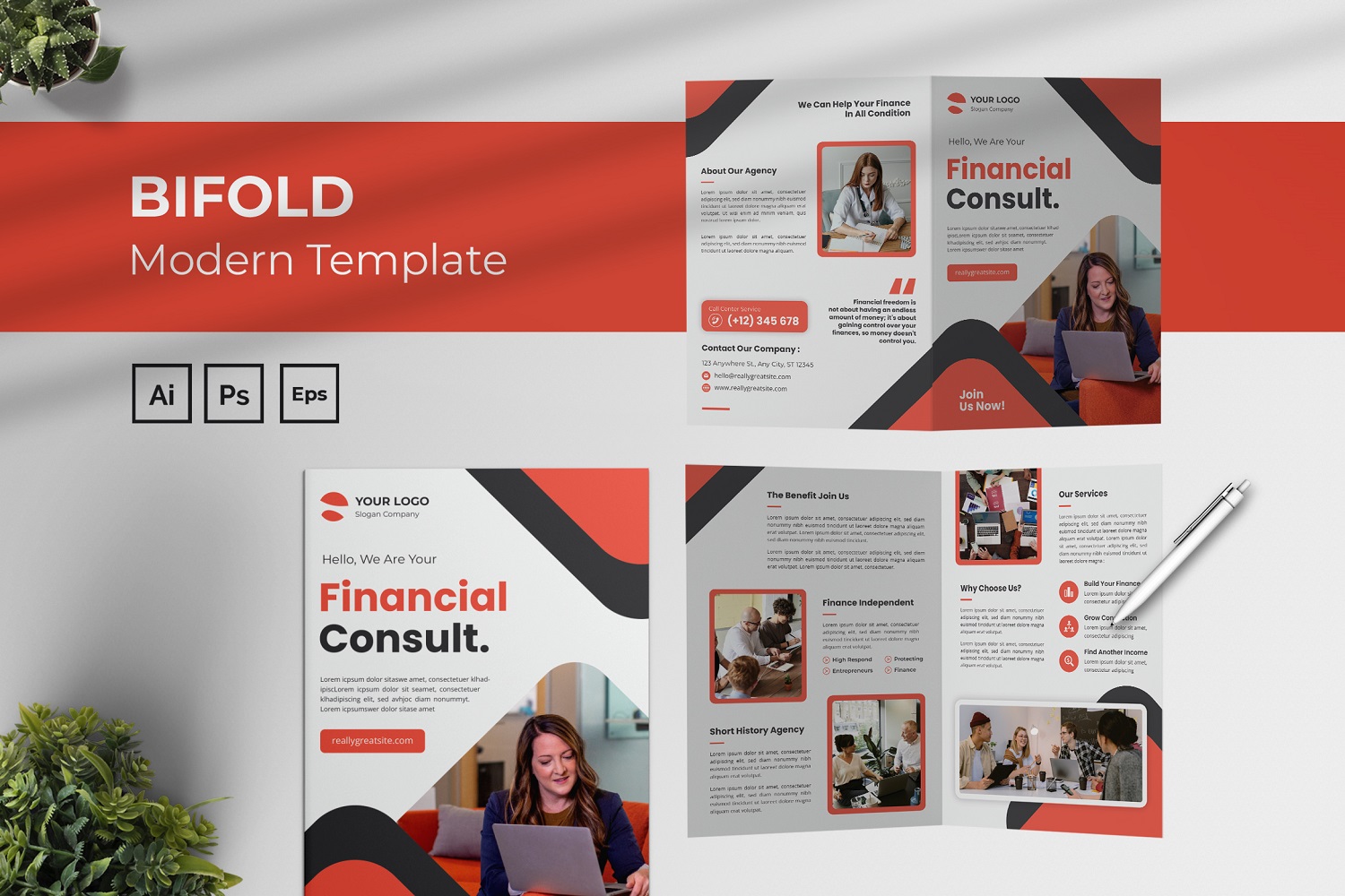 Financial Consult Bifold Brochure
