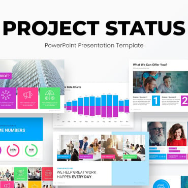 Project Status PowerPoint Templates 358044