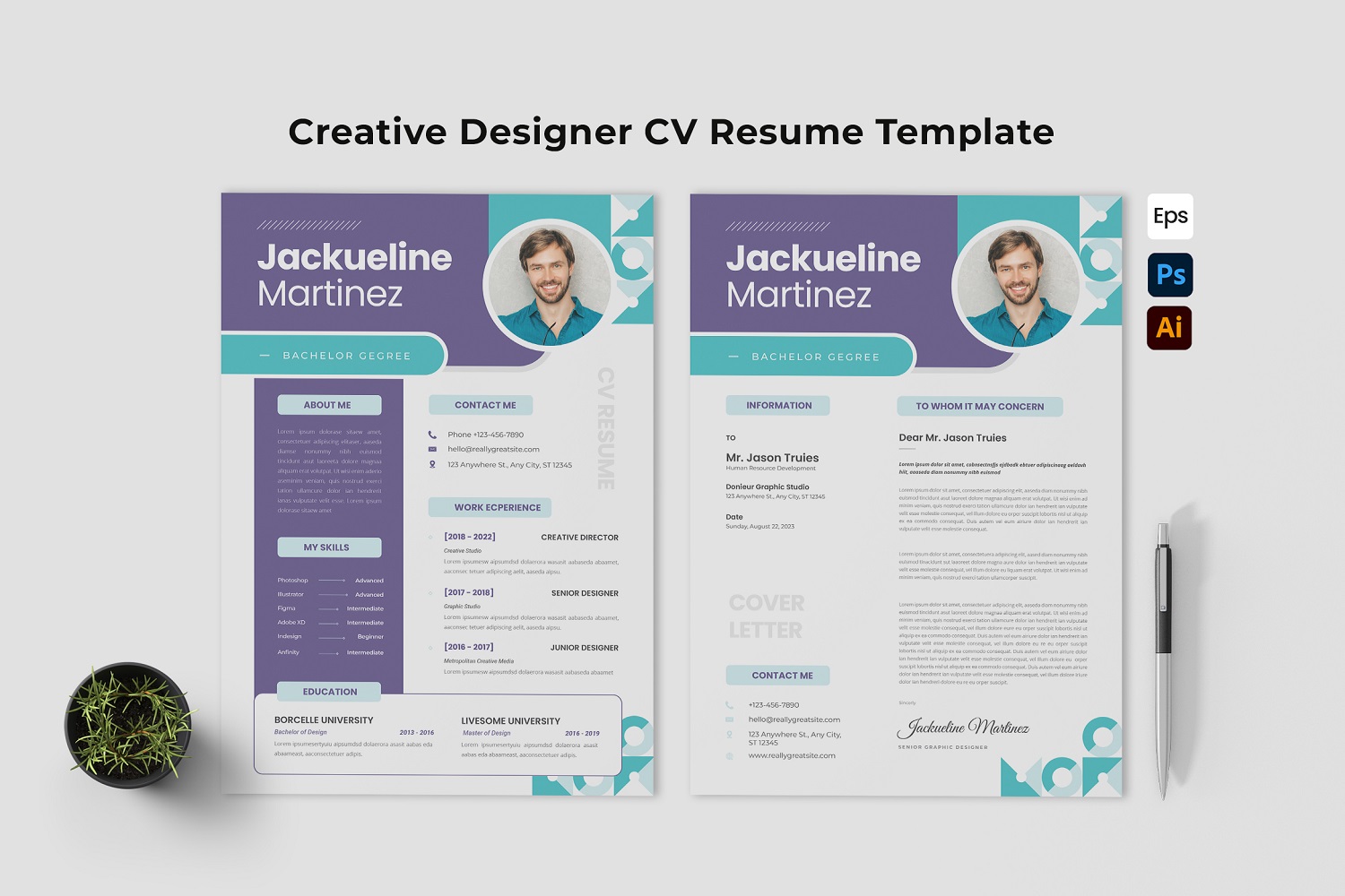Creative Graphic Designer Resume