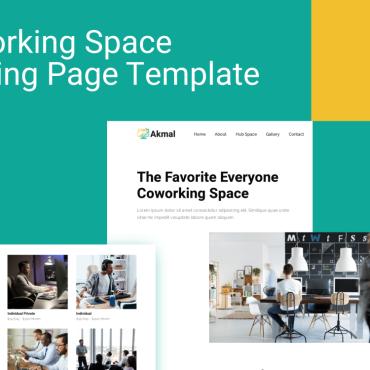 Chair Coworking Landing Page Templates 358072