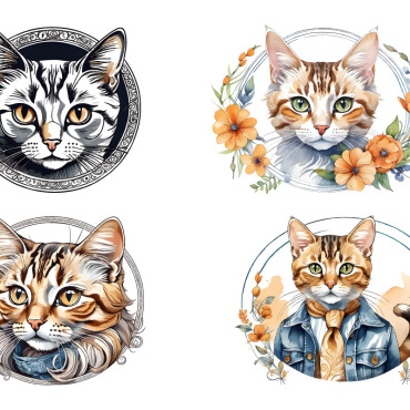 Cat Cute Illustrations Templates 358092