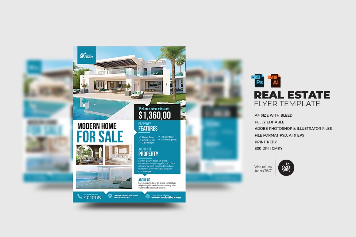 Real Estate Flyer Template-V01