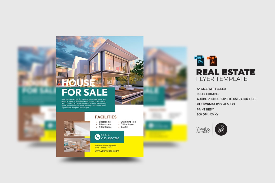 Real Estate Flyer Template-V11