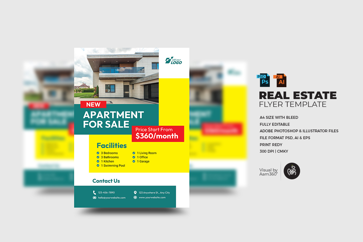 Real Estate Flyer Template-V12