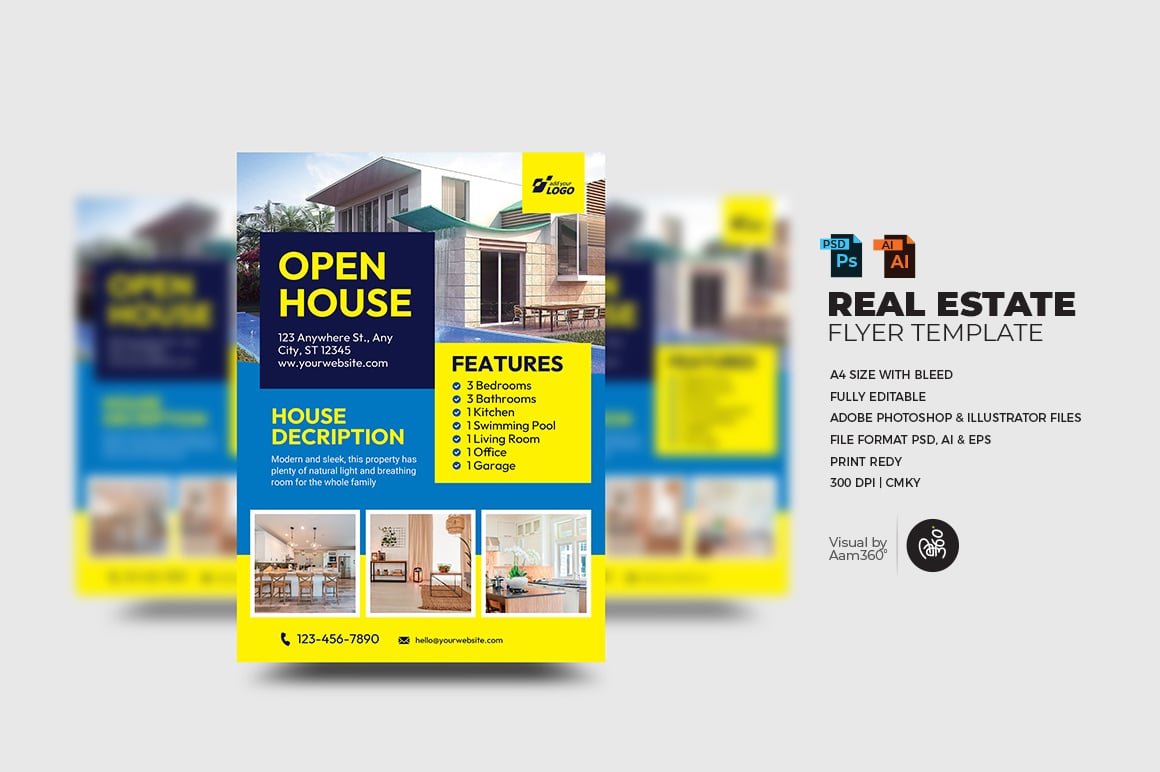 Real Estate Flyer Template-V13