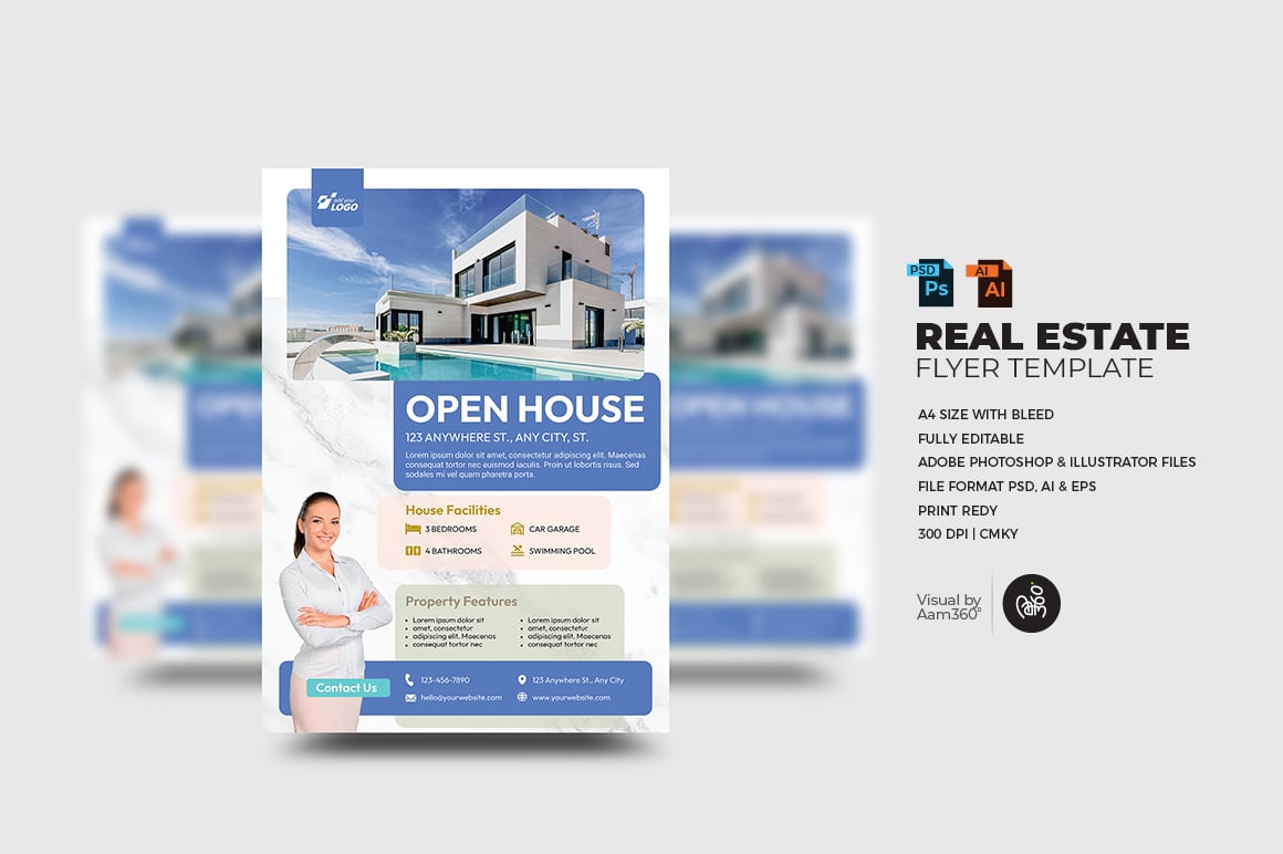 Real Estate Flyer Template-V14