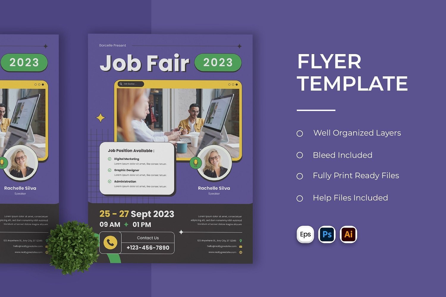 Job Fair 2023 Flyer Template