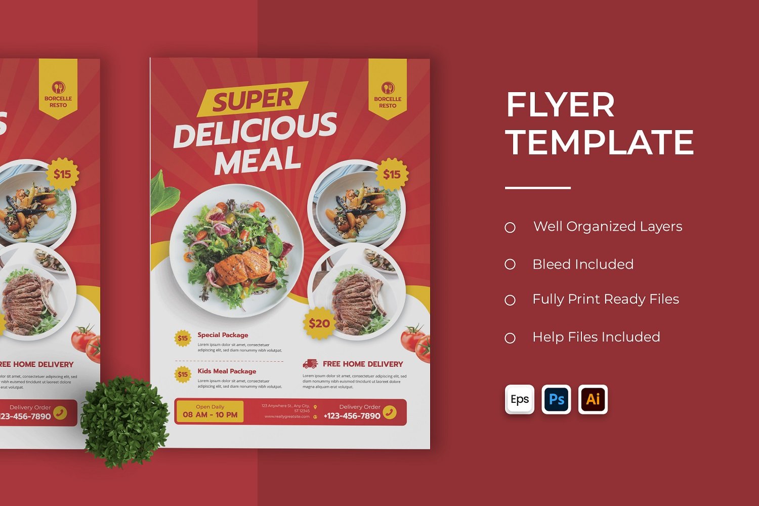 Delicious Meal Flyer Template