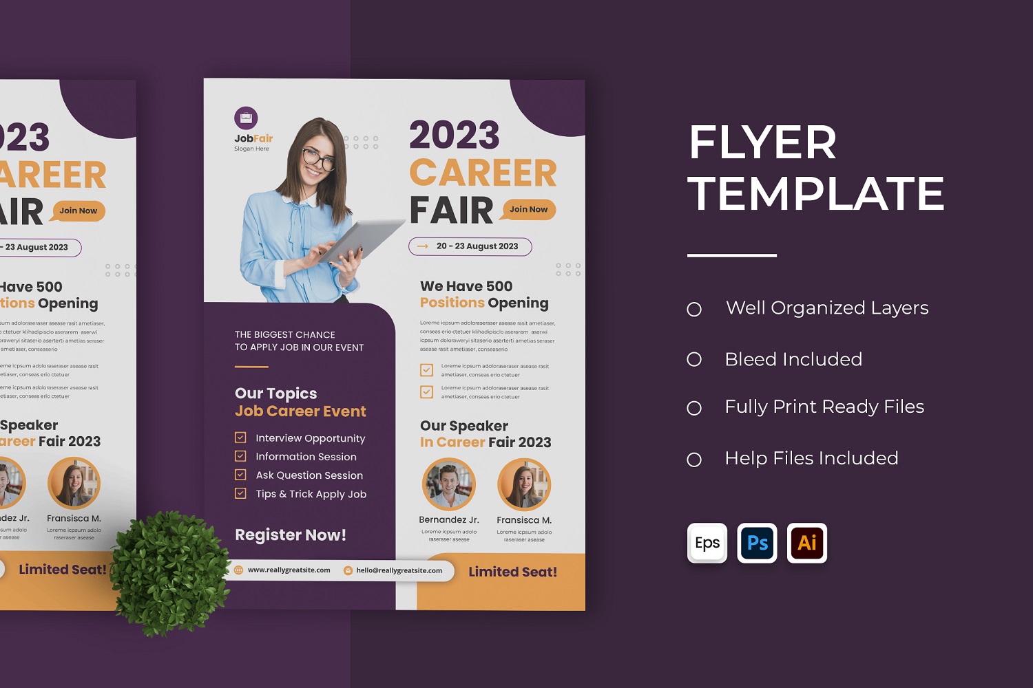 Career Fair Flyer Template