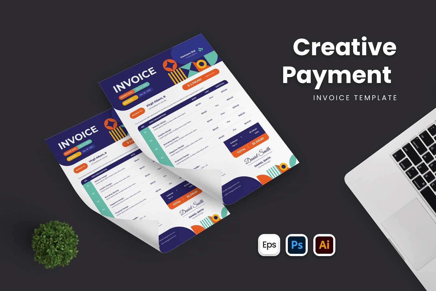 Creative Payment Invoice Template