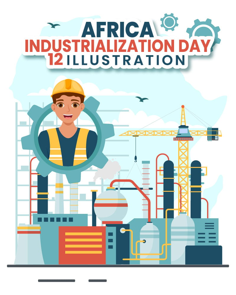 12 Africa Industrialization Day Illustration