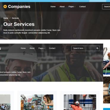 Business Company Responsive Website Templates 358430