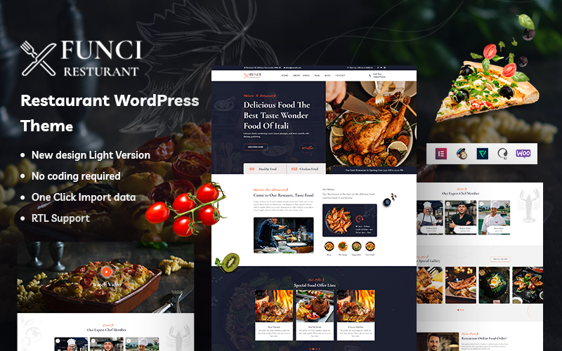 Funci - Restaurant WordPress Theme