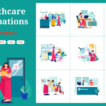Doctor Patient Illustrations Templates 358463