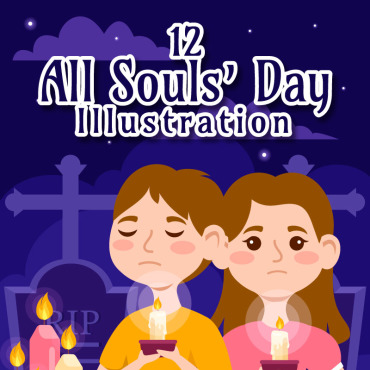 Souls Day Illustrations Templates 358464