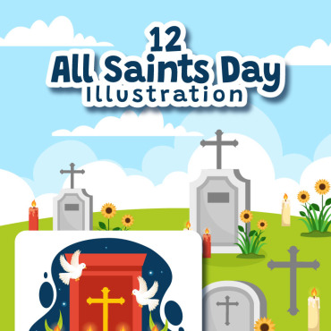 Saint Day Illustrations Templates 358466