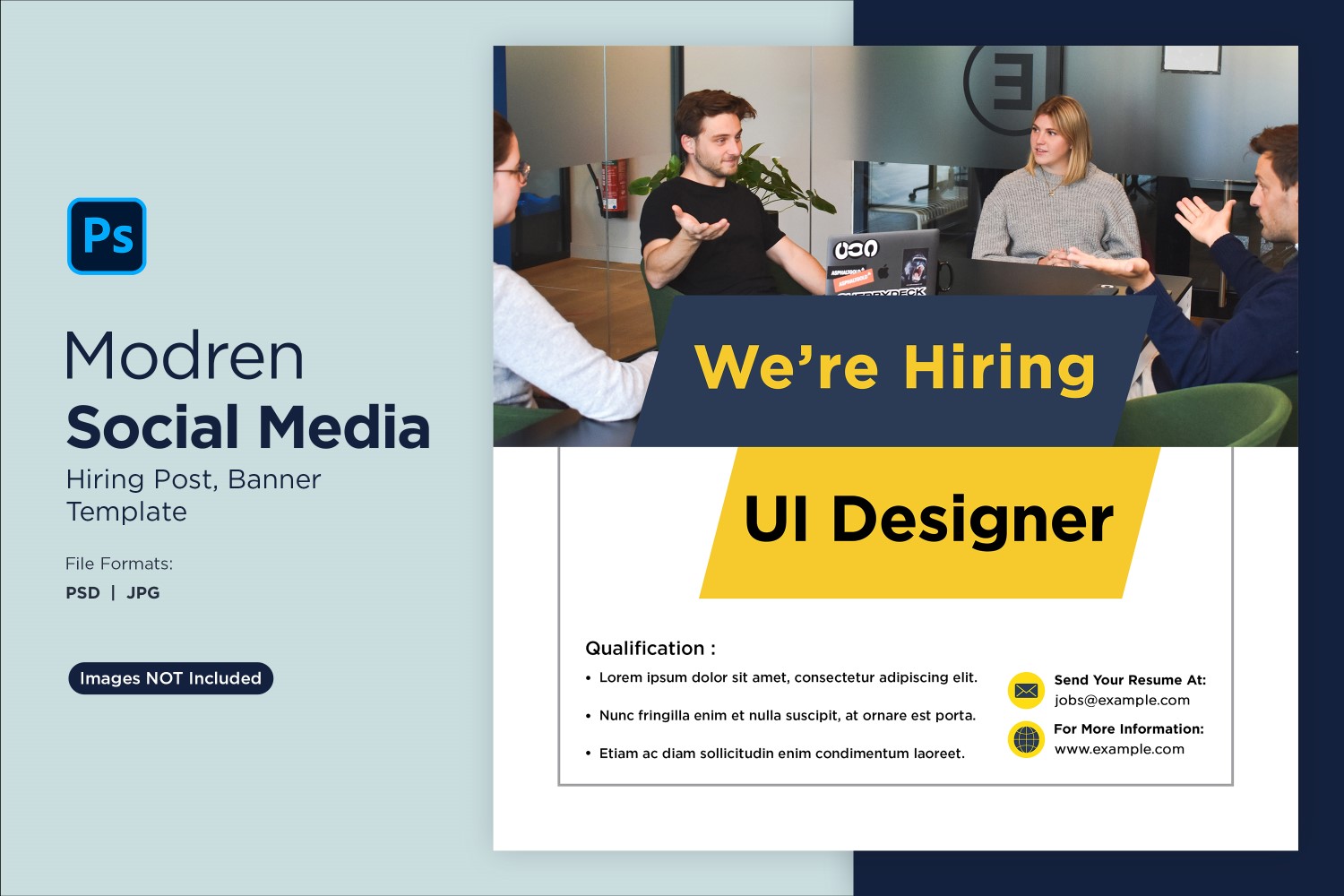 We are hiring Social Media Post Design Template 40